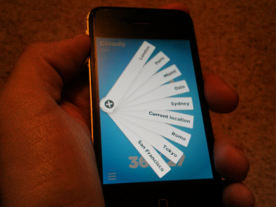 Teezer app application climacons design ios iphone teaser weather