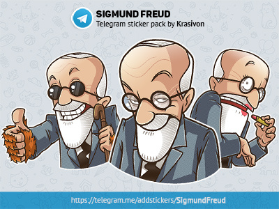 Sigmund Freud. Telegram Stickers freud psychology sex sexology sigmundfreud sticker