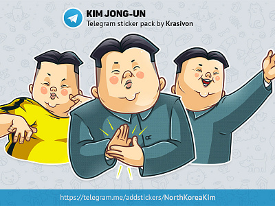Stickers : Kim Jong-un caricature kim jong un korea north korea stickers