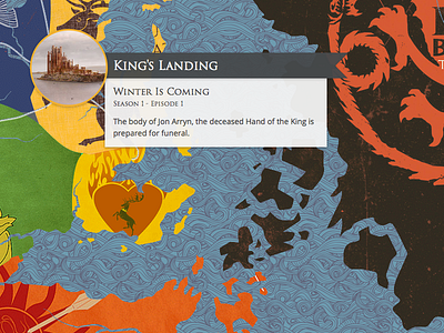 Game of Thrones Interactive Map - Update