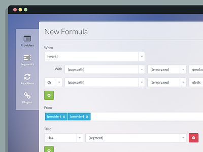 Formula builder admin blue builder buttons font awesome form frost green lato red ui