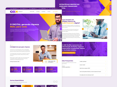 GBX Brasil design graphic design landing page ui ux web website