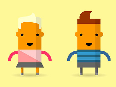 Character work in progress characters clean game illustration vector
