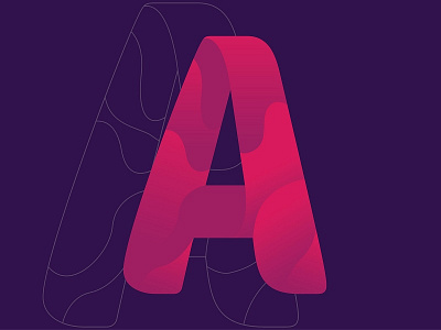 Fontselft_A design font illustration