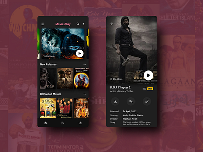 Daily UI #25 - TV App app design ui