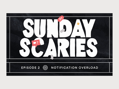 Sunday Scaries: Notification Overload 2d after effects animation asana branding design graphic design illustration kinetic type motion motion graphics typography