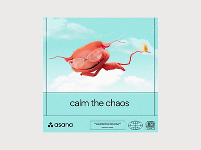 Calm the Work Worries Playlist: Calm the Chaos 2d after effects animation branding design graphic design illustration