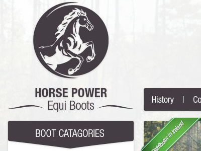 Horse Power Draft 2.1 template website