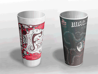 Eco-cup Animated Mockup animation eco cup mockup