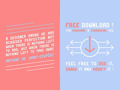 Simpleness - Free Download bauhaus font free freebie minimalist simple simplicity typeface