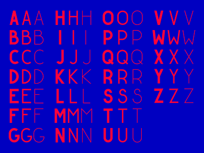 Letters - 3 weights font grotesque letters sansserif typeface typography wip