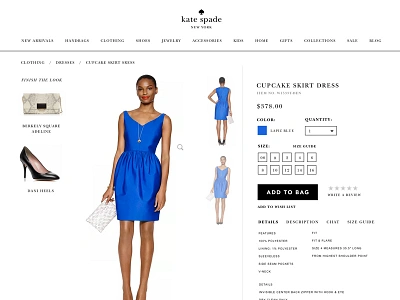 Kate Spade shop ecommerce fashion kate spade ui ux