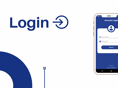 Login UI design graphic design login mobile ui