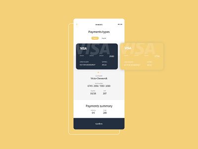 Daily Ui Challenge 002 - Card payment