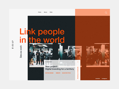 Daily Ui Challenge 003 - Landing Page agency content daily ui design desktop digital landing page startup ui ui ux design ui design uiux webdesign website