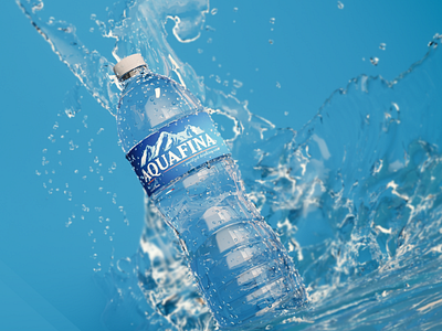 Aquafina 3d aquafina branding graphic design marketing product productdesign renderdesign