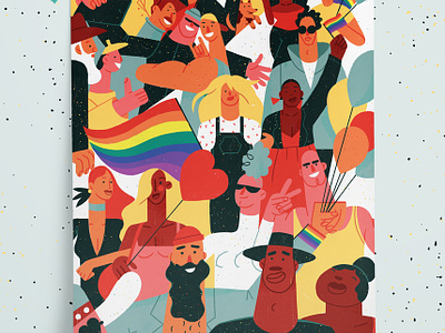 Baltic Pride characters city diversity editorial latvia lgbt poster pride pride month society