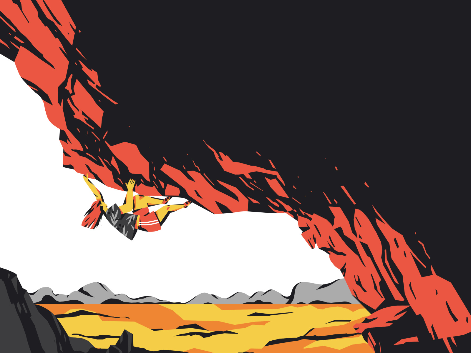 "Redpoint" bouldering and climbing app by Mara Drozdova on Dribbble