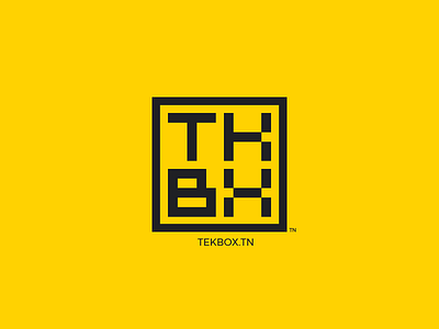 Logo Tekbox box clean logo minimalist pixel simple square