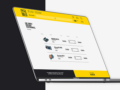 Bag - Tekbox e-commerce website commerce design e commerce mockup tunis tunisia ui ux website