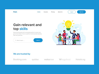 Landing page