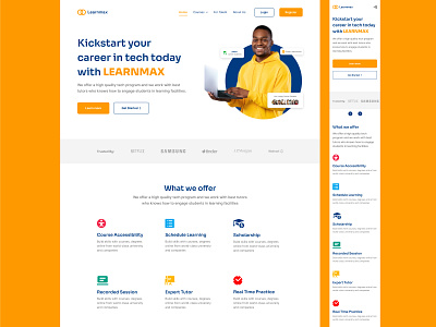 Learnmax Website Design