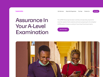 E-learning Landing Page