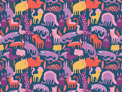 Zoo keeper - Animal pattern design