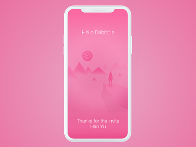 First Shot dribbble hello