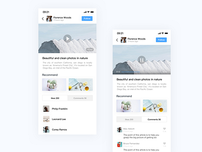 video play app details page ios ios11 ui ux video