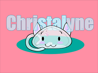 Christalyne character design illustration vector