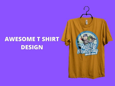awesome real life monopoly t shirt design custom t shirt design design illustration t shirt design