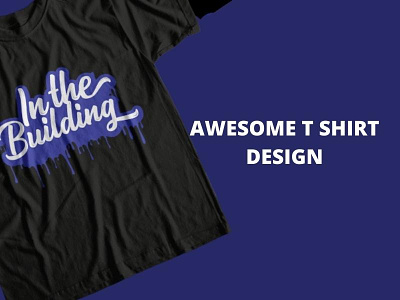 awesome t shirt design with graffiti lettering in the building custom t shirt design design illustration logo t shirt design typography vector