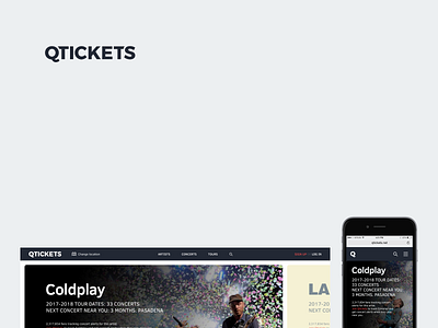 Qtickets. Для организаторов и концертных площадок branding design flat design interface logo mobile semi flat design ui ui design ux design web