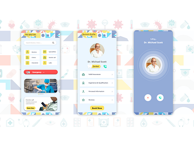 My Doctor app app branding design graphic design illustration ui ux vector