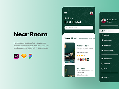 Hotel App | Mobile App app branding cotage design graphic design hotel house illustration rent room typography ui ux vector