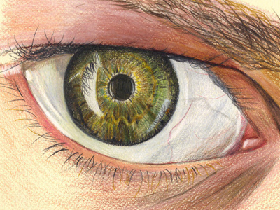 my eye eye hyperealism pencils sketch