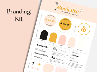 SOCIALITE Branding Kit branding branding kit creative digital marketing entrepreneur graphic design logo marketing social media