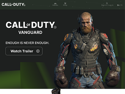 Call Of Duty, Web redesign