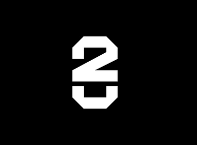 238 2 3 8 artificial brand design logo logotype modern number