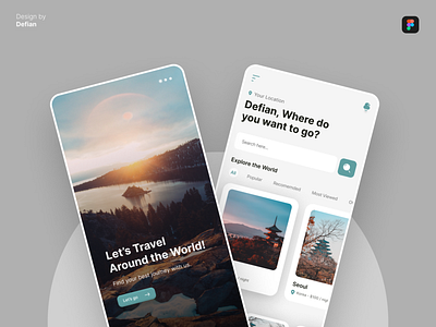 Travel App Design