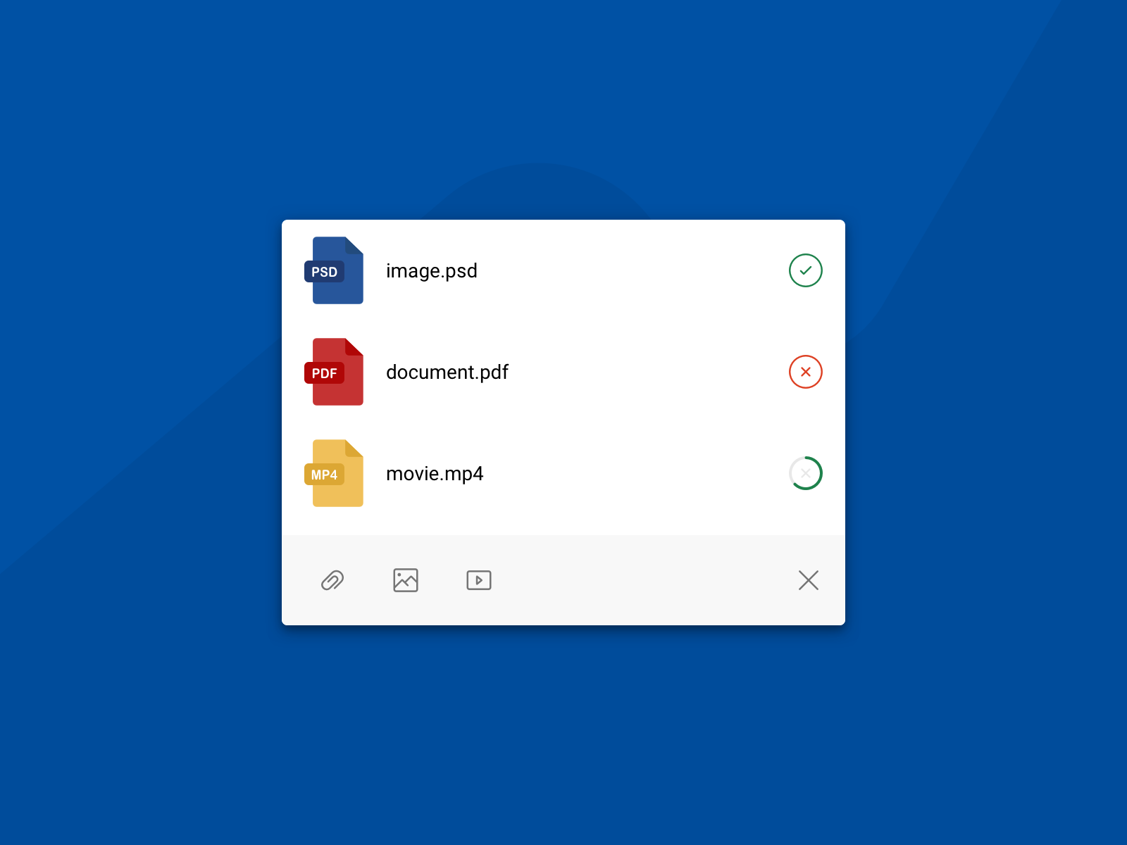 File upload by Velmurugan on Dribbble