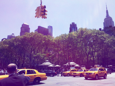 lunch in bryant park.