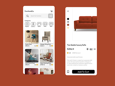 Furniture Shopping App