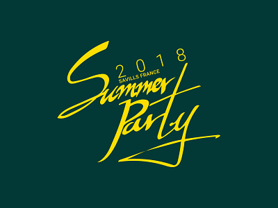 Savills France Summer Party 2018 - Logo Design