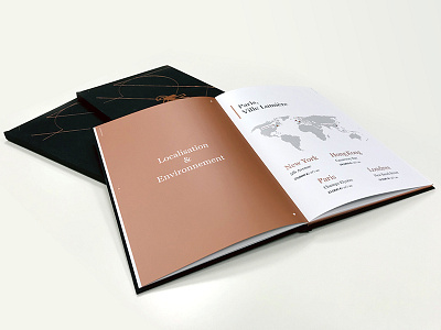 Real Estate Property Investment Document Design book indesign paris retail print real estate