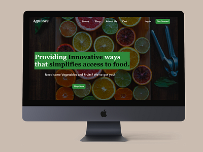 Agrieaze Landing Page