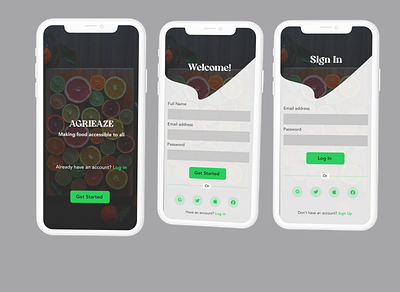 Agriease Sign In/Sign Up design ui uidaily1 ux ui ux