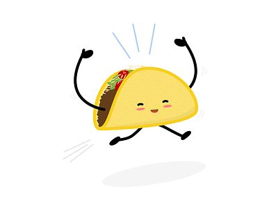 Tacos be like food happy illustration mexican sketch taco vector