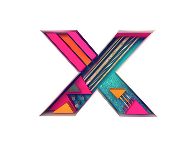 X / Lettering 3D